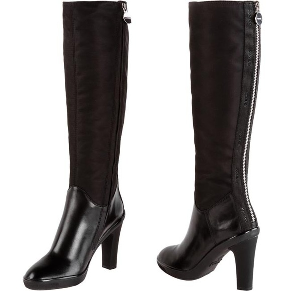 Geox Shoes - GEOX Raining Street Leather Boot D24U7B